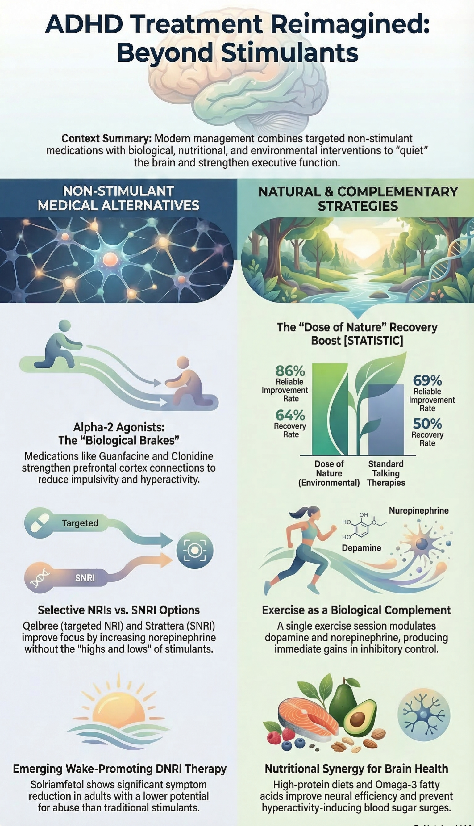 ADHD treatment beyond stimulants infographic